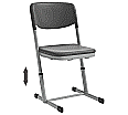 Schülerstuhl, Luftpolster, geschlossener Sitzträger, T-Fuß, höhenverstellbar 34-42 cm aus der Kategorie Schüler- und Lehrerstühle