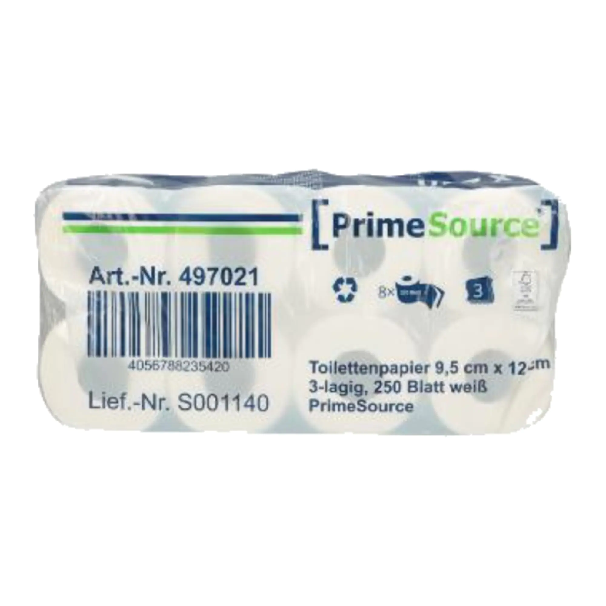 Lucart Toilettenpapier 3lagig 250Bl ws 8St aus der Kategorie Toilettenpapiere & -spen