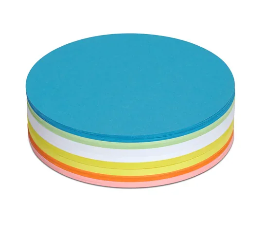 Moderationskarten Kreis, Größe: Ø 18,5 cm, 250 Stück, farbig sortiert aus der Kategorie Zubehör