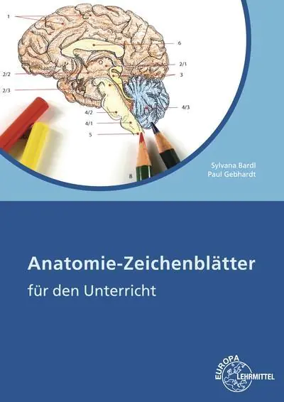 Anatomie Zeichenblätter Arbeitsheft aus der Kategorie Schulbücher