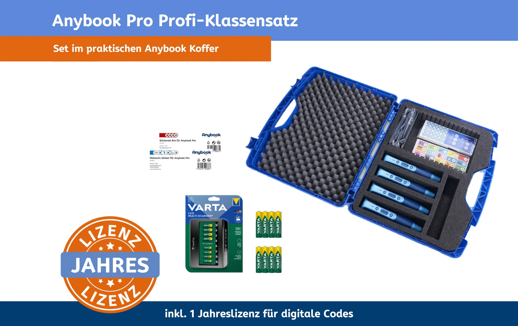 Profi-Klassensatz Anybook Pro aus der Kategorie Audiotechnik