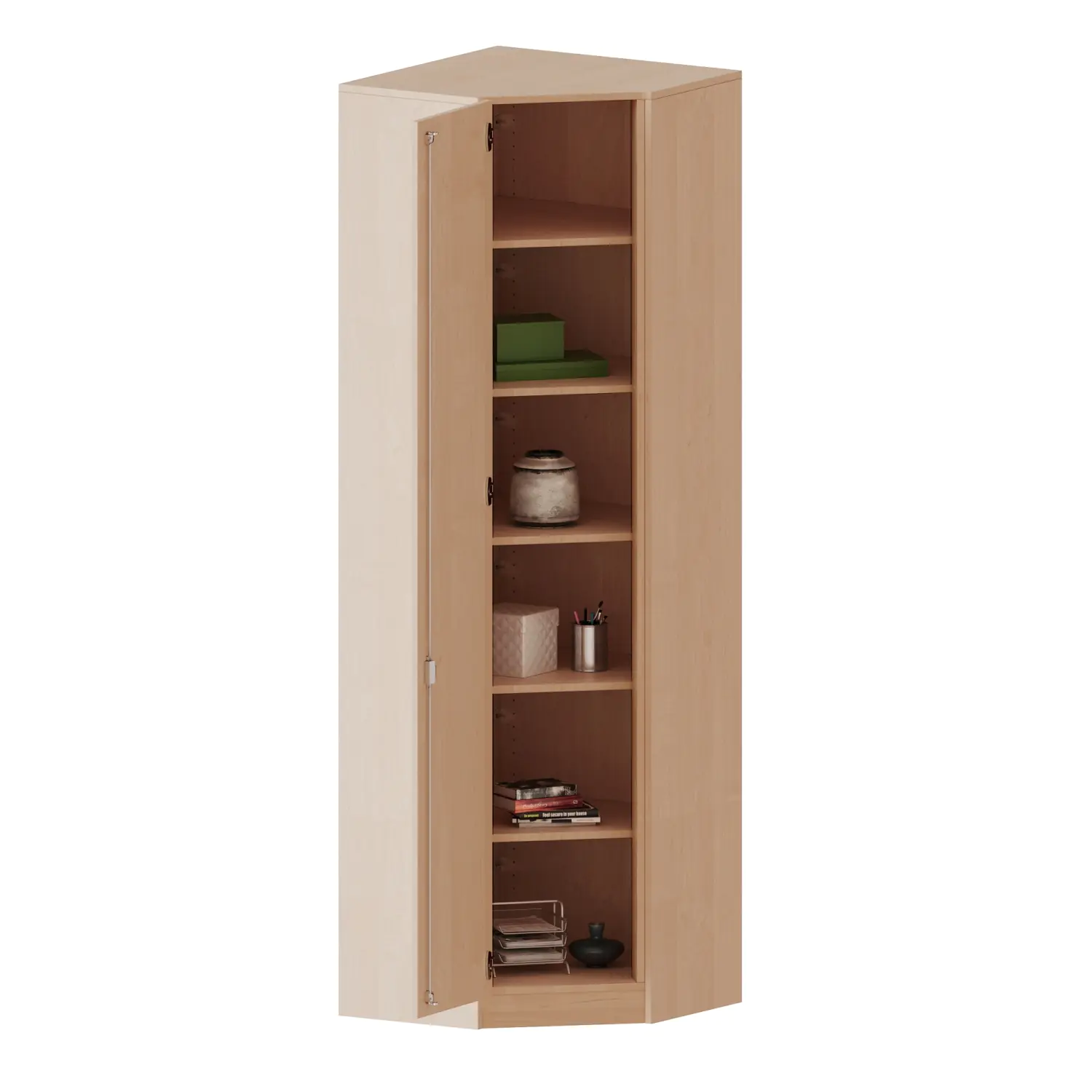 Innenecke als Schrank, 6 OH, Für 50cm tiefe Schrankwände,  rechts, B/H/T 80 x 226 x 80cm aus der Kategorie Schränke allgemein