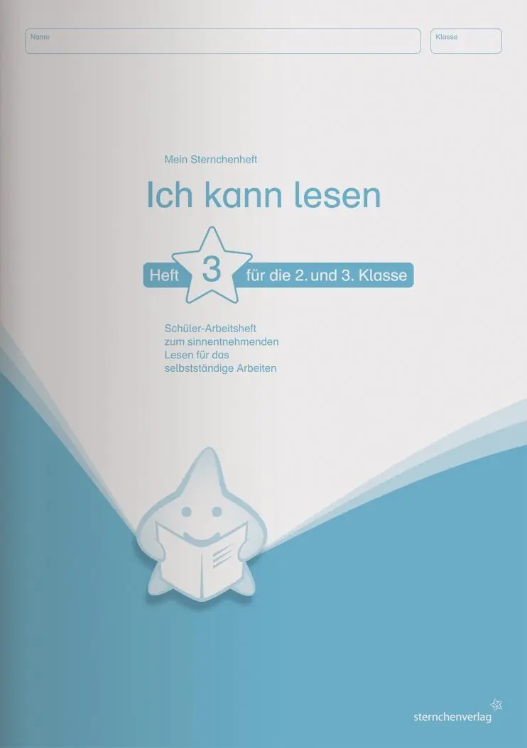 Ich kann lesen 3. Schüler-Arbeitsheft für die 2. und 3. Klasse aus der Kategorie Deutsch