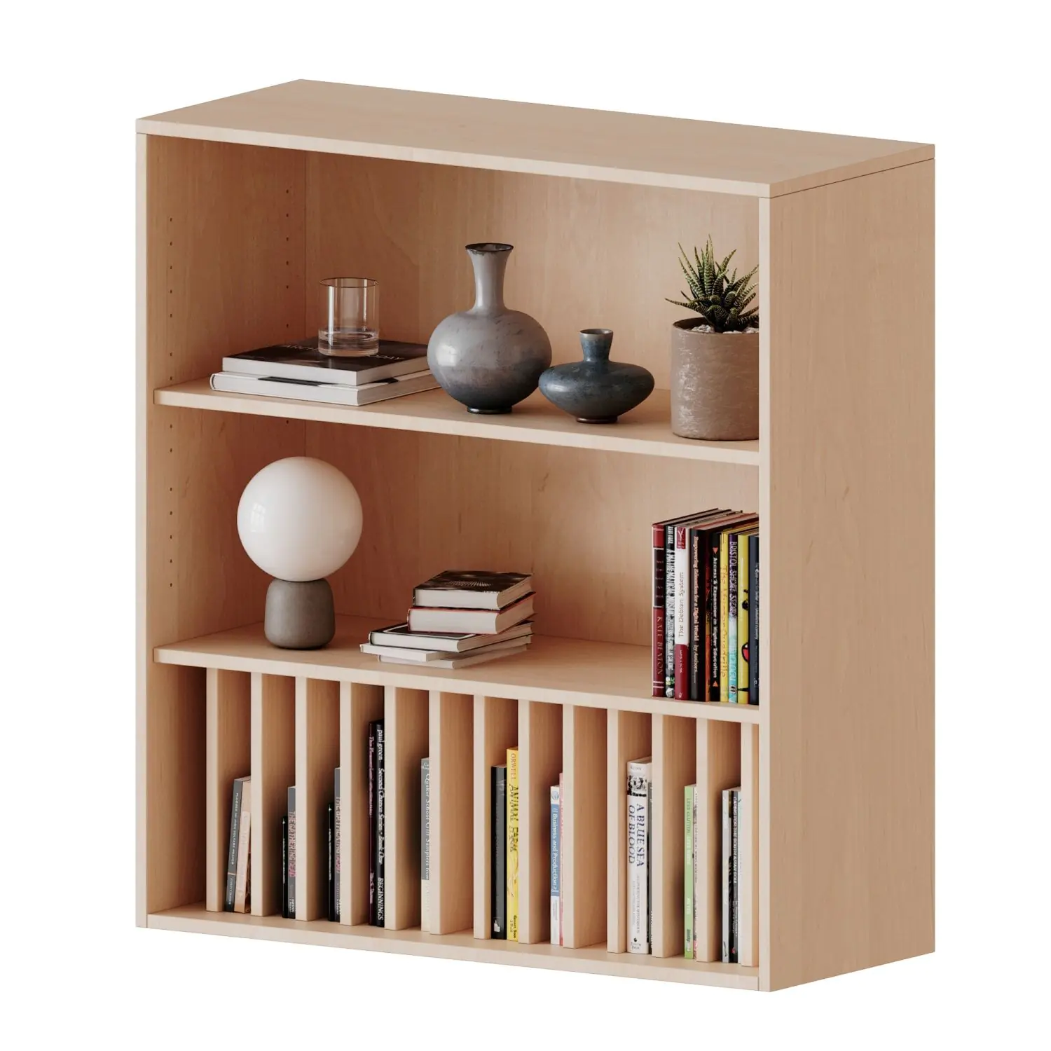 Aufsatz für Klassenbücher, 3 OH, 1 Reihe für 14 Klassenbücher, B/H/T 100x108x40cm aus der Kategorie Schränke allgemein