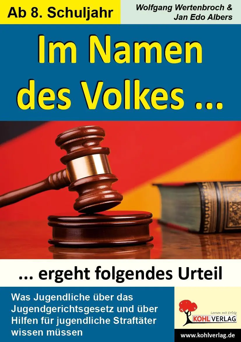 Im Namen des Volkes ... ergeht folgendes Urteil aus der Kategorie Schulbücher