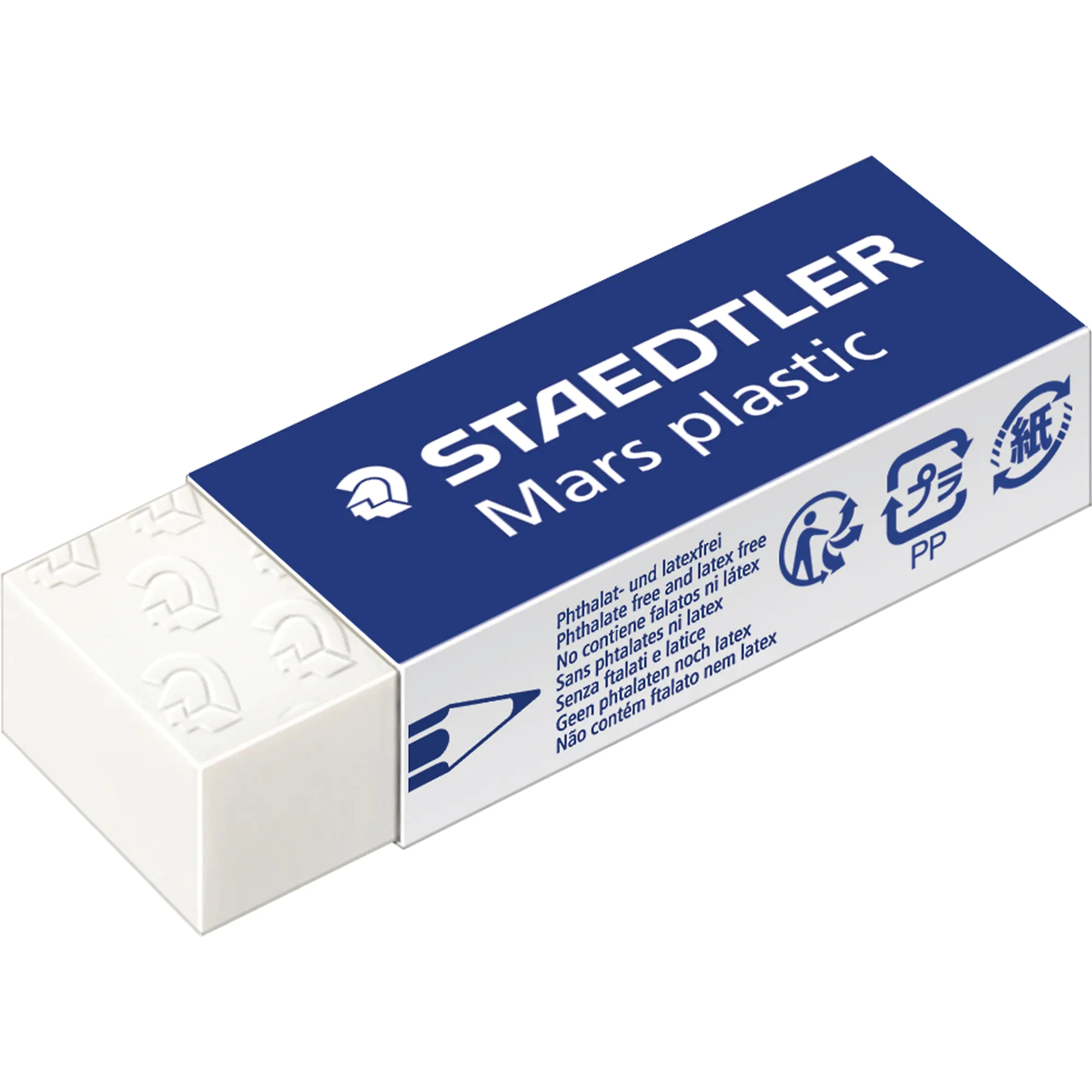 Staedtler Radierer Mars plastic 65x13x23mm PVC ws aus der Kategorie Schreibtischzubehör