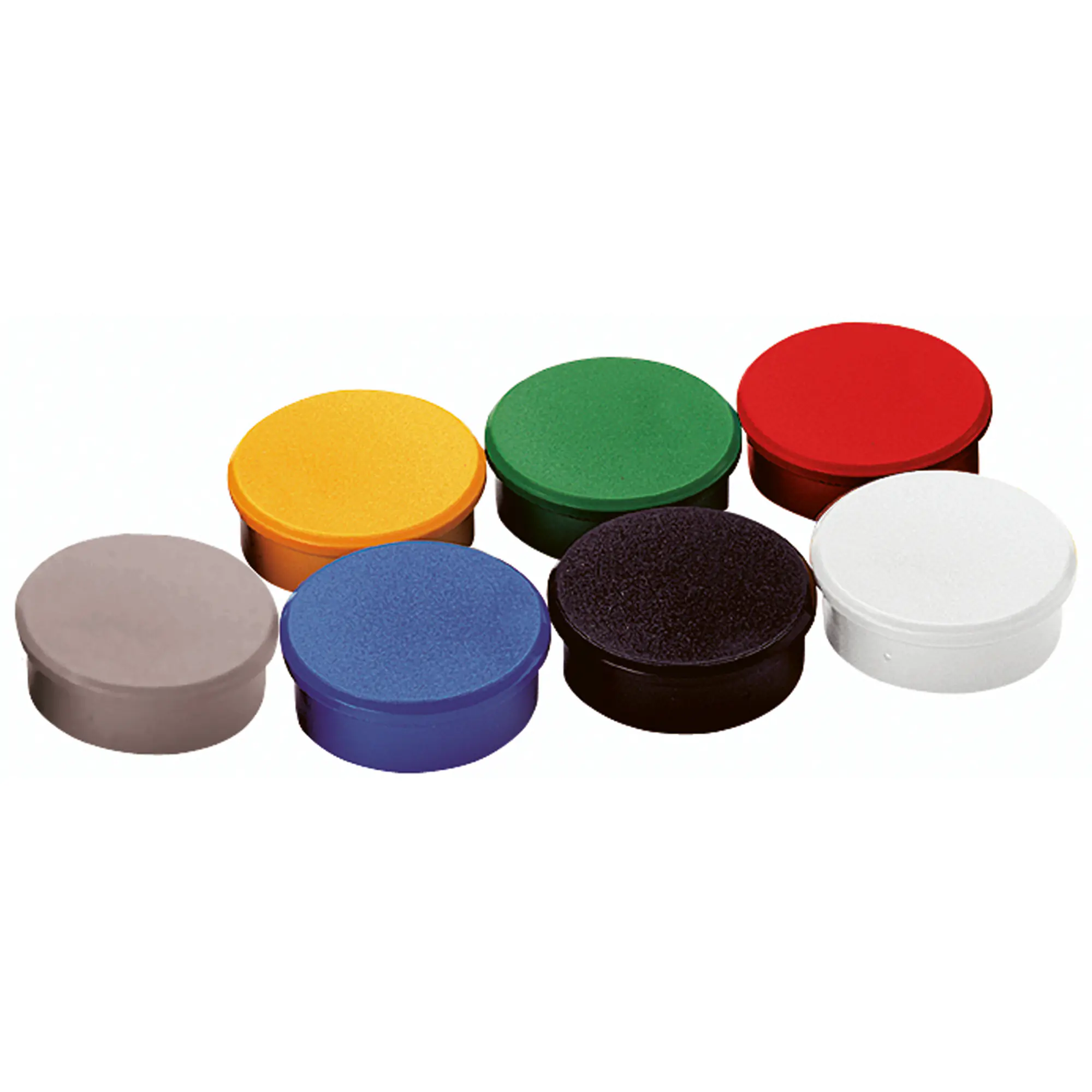 Dahle Haftmagnet 38mm gelb 10 St./Pack. aus der Kategorie Magnettafeln