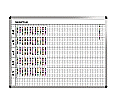Klassen-Plantafel,  8 Stunden Mo-Fr, für 35 Klassen, 103x157 cm,