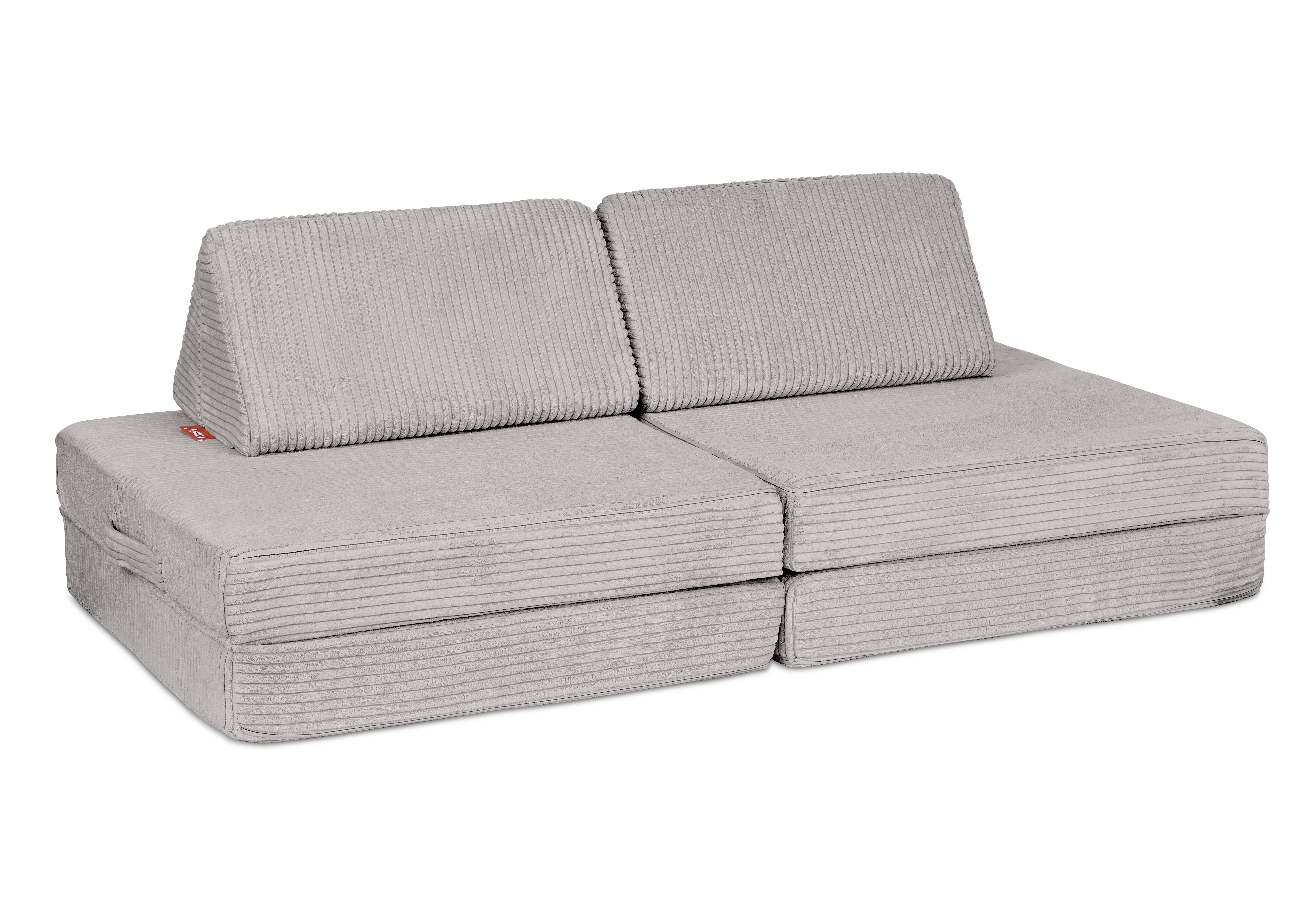 Funzy kleines Spielsofa, 130 × 65 × 46 cm (L × B × H), Gewicht ca. 10kg mit Cordbezug aus der Kategorie Polstermöbel