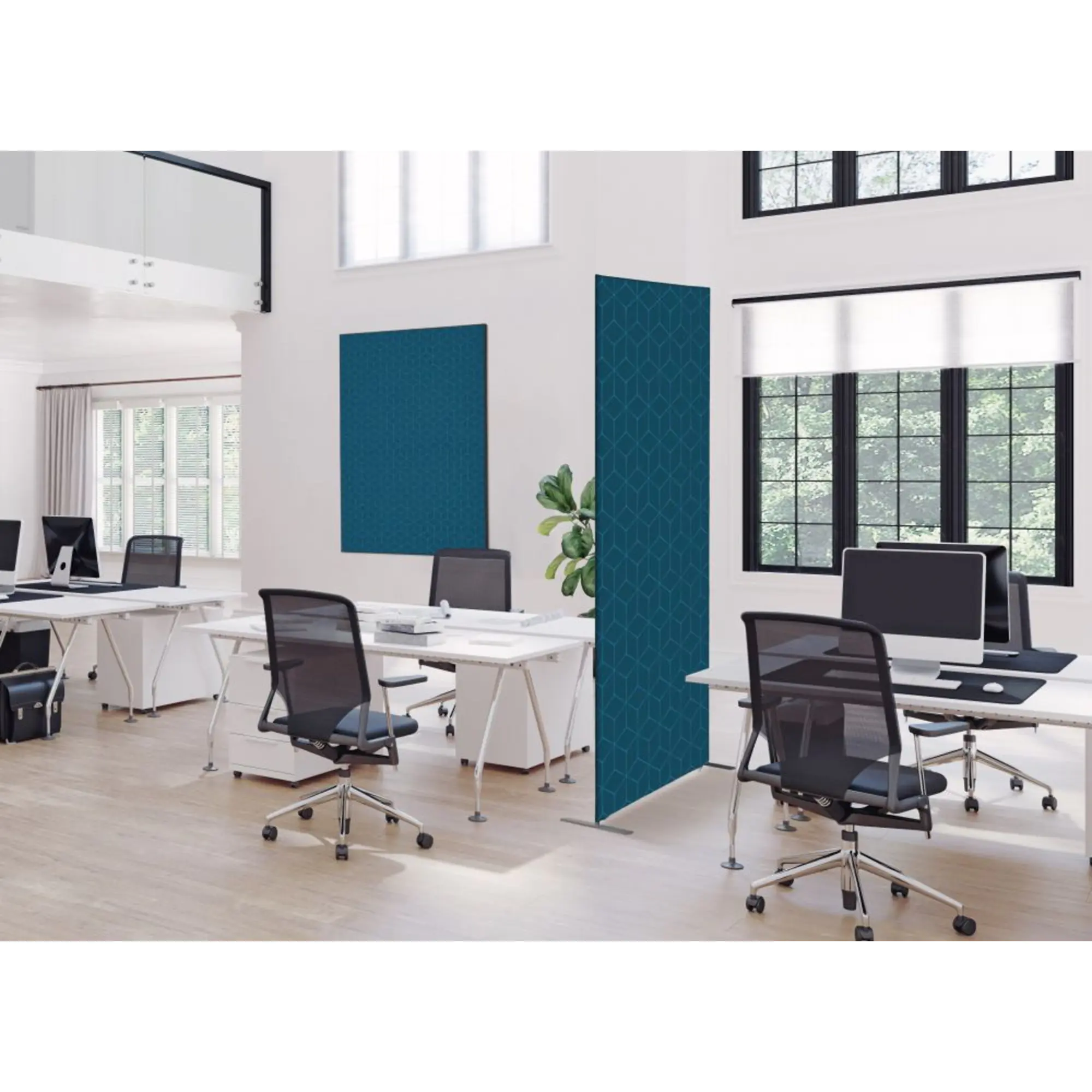 Showdown Wanddekoration Set A2 Hexagon bl aus der Kategorie Deko & Accessoires