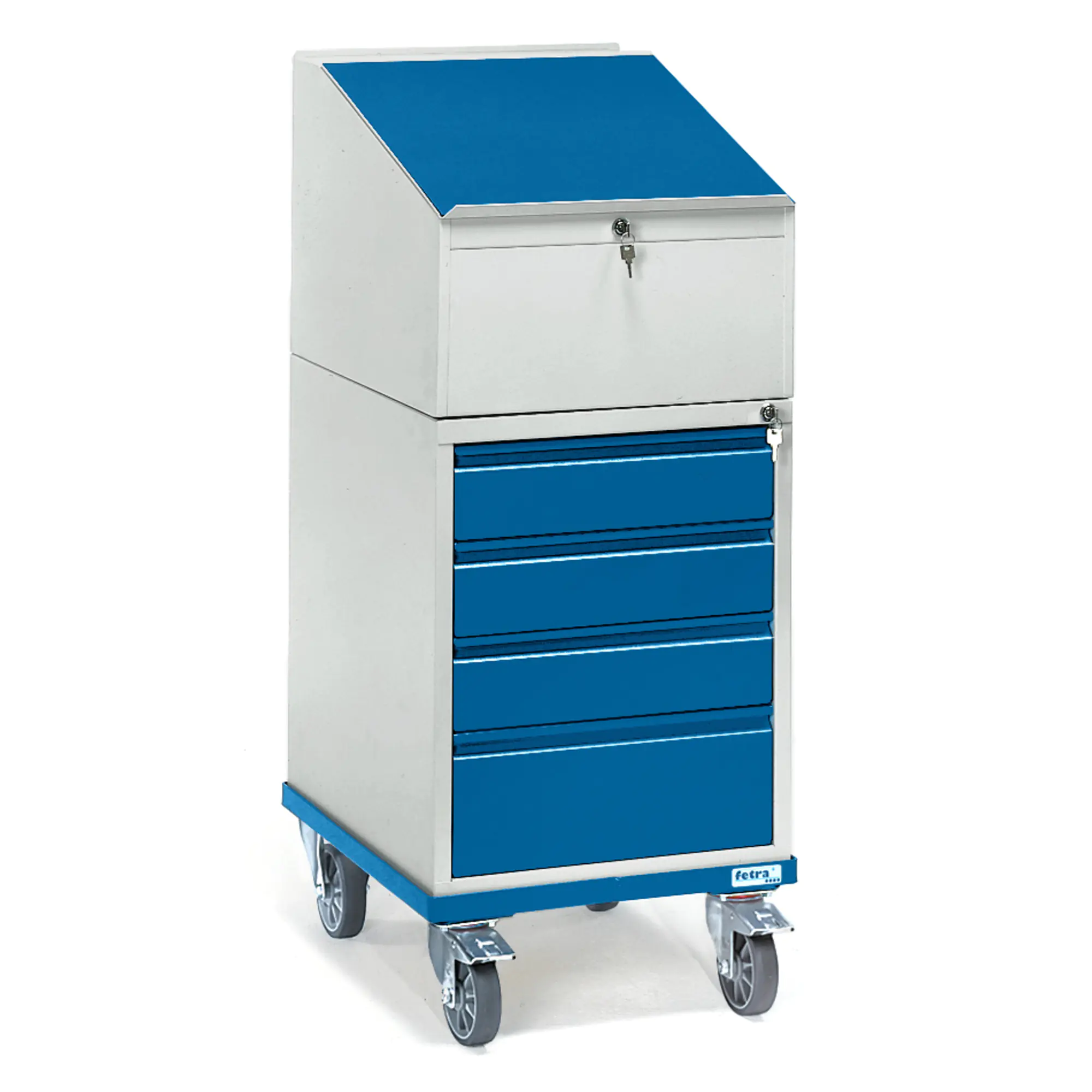 fetra Rollpult 4Schubladen 550x650mm aus der Kategorie Tische