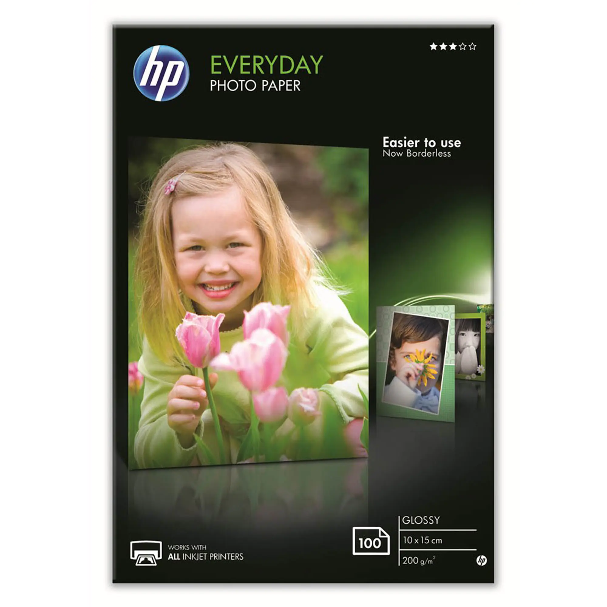 HP Fotopapier 10x15cm glänzend 100Bl. aus der Kategorie Spezialpapiere