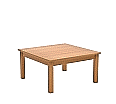 Quadrattisch,  80x80 cm (B/T), 40 cm hoch, Buche-Massivholzgestell mit gerader Zarge, Wechselgleiter