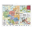 Wandkarte Geschichte Europas 1970 - 2000, 160 x 120 cm, aus der Kategorie Neuzeit 1870-heute