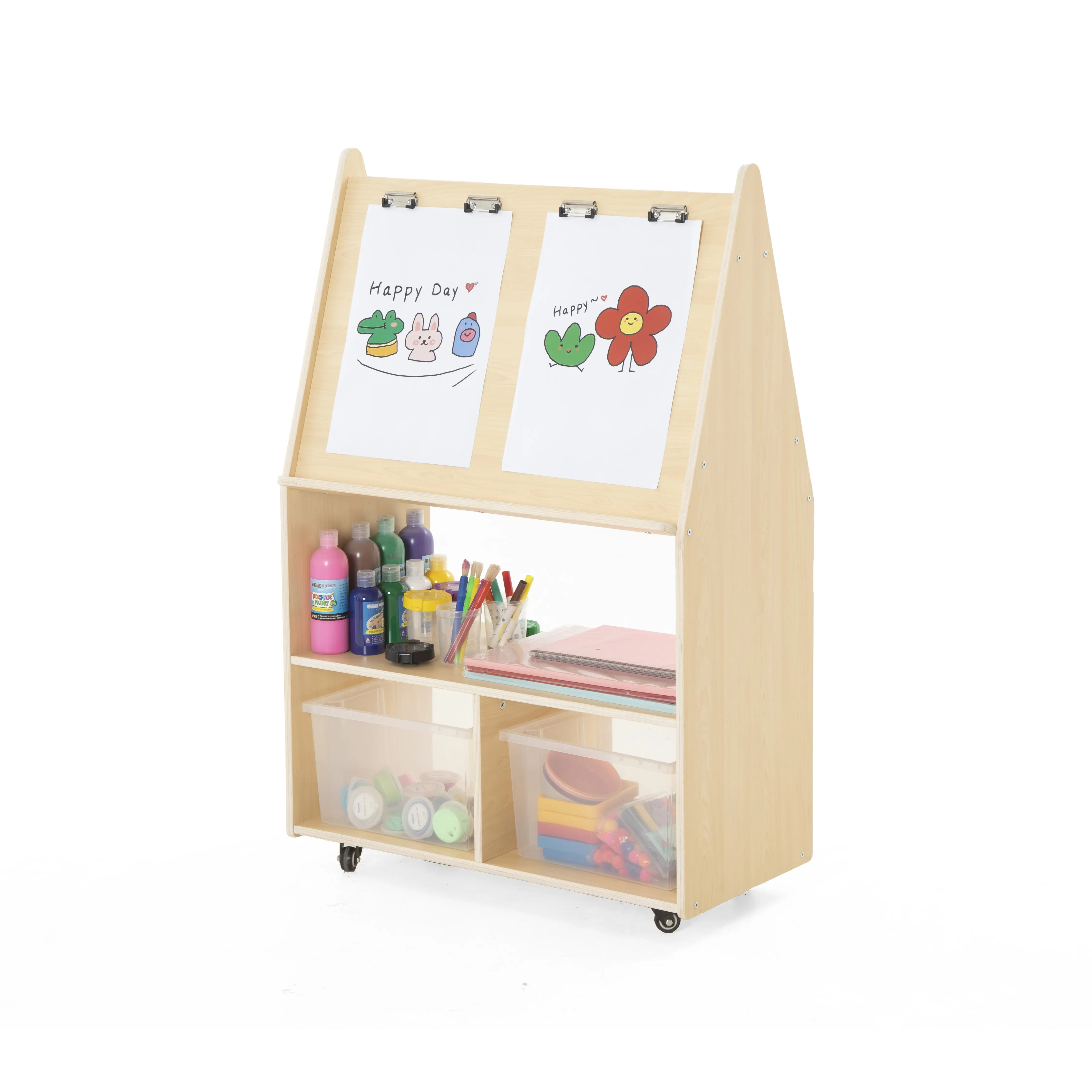 Wisdom | Staffelei mobil | 80 x 39 x 120 cm | Holz aus der Kategorie Bausteine & Spiellandschaften