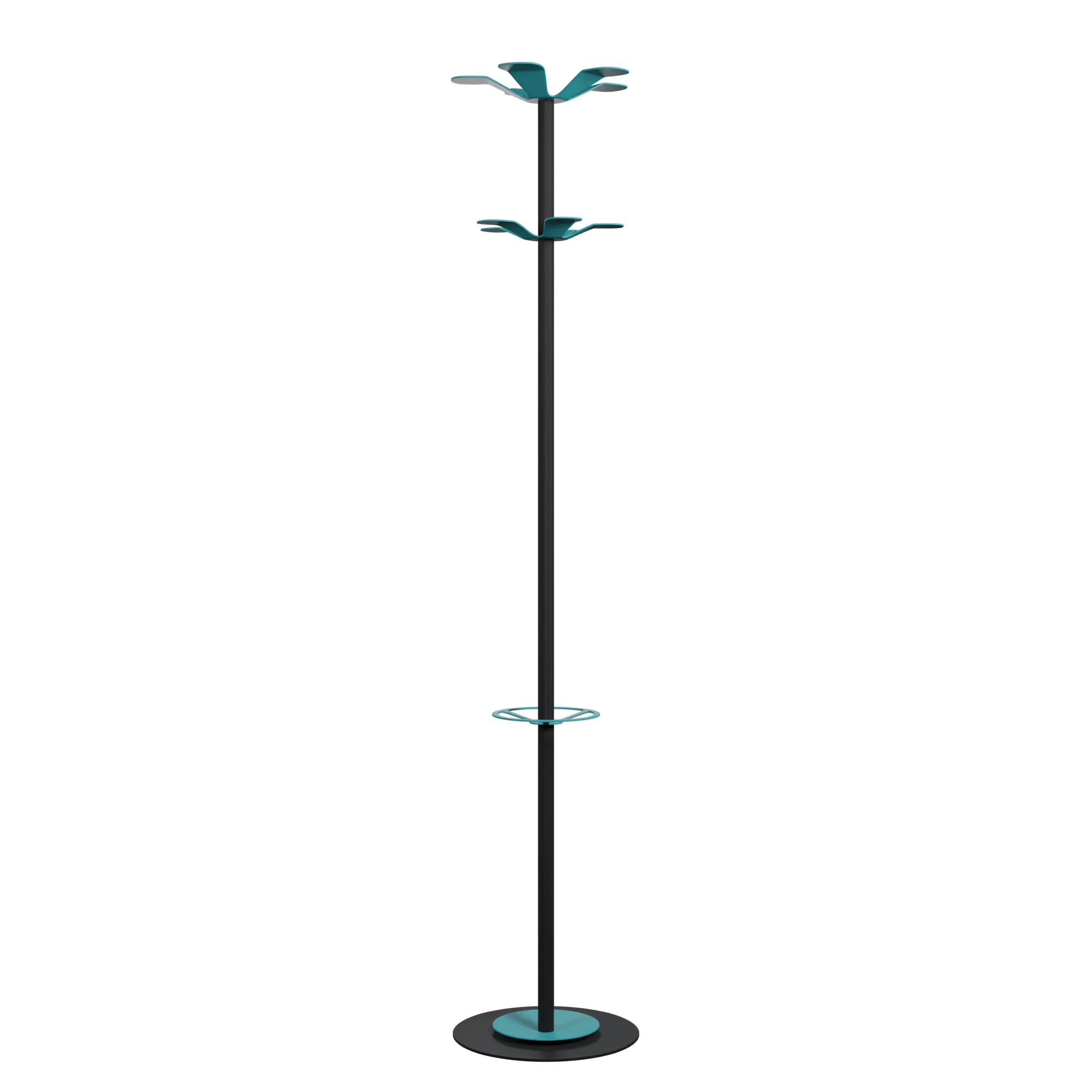 Paperflow Garderobenständer COLOR RANGE 10Haken sw/bl aus der Kategorie Garderobenschränke