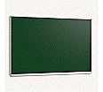 Wandtafel Stahlemaille grün, 150x100 cm, mit durchgehender Ablage,