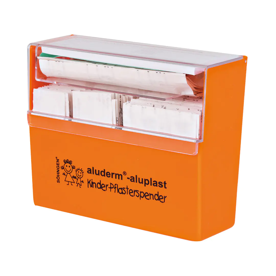 aluderm® Pflasterspender Kinder gefüllt aus der Kategorie Werkraumausstattung