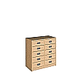 Regalschrank mit 10 Schubkästen aus der Kategorie Schränke mit Schubkästen