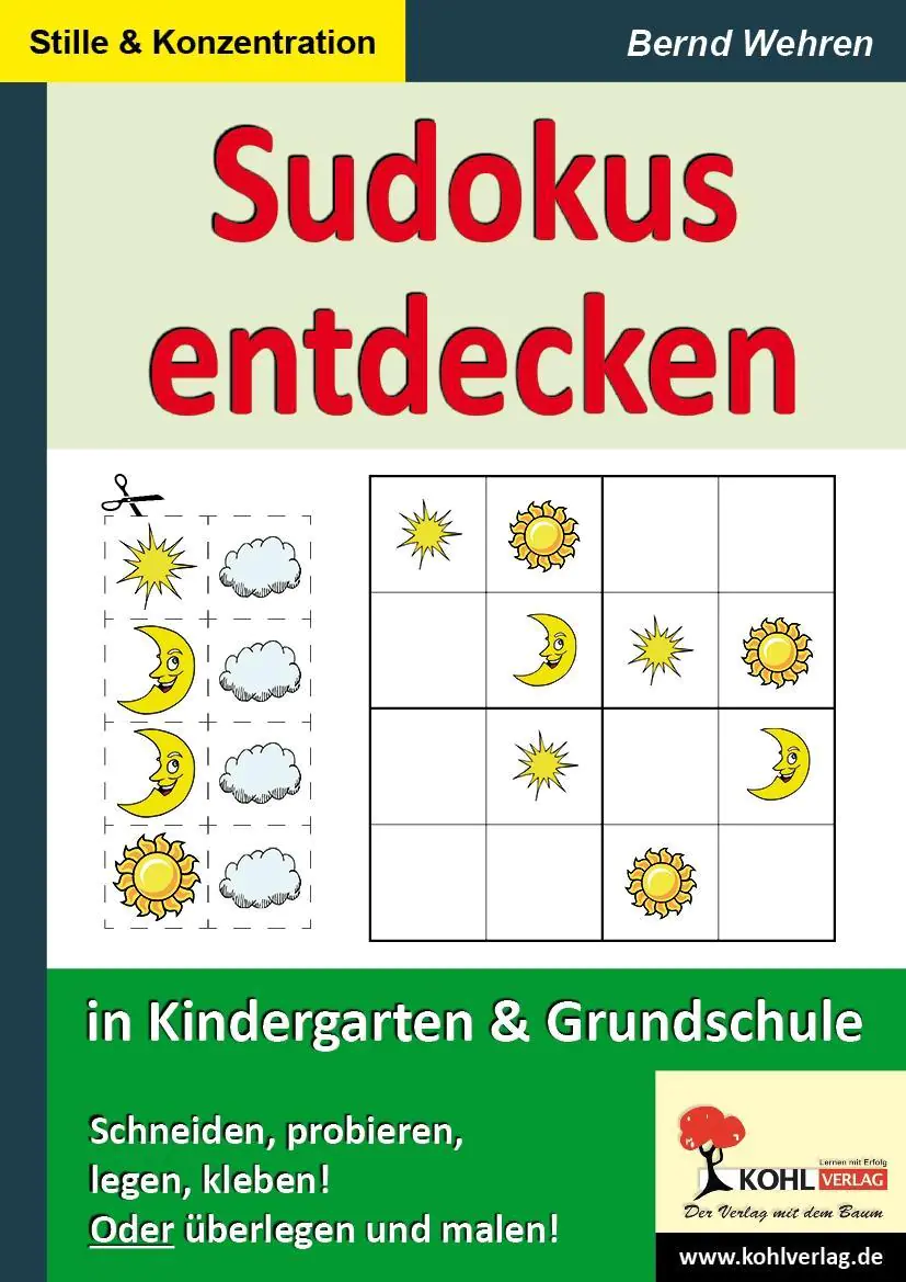 Sudokus entdecken in KiGa und Grundschule aus der Kategorie Schulbücher