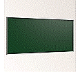 Wandtafel Stahl grün, 250x120 cm, ohne Kreideablage, aus der Kategorie Langwandtafeln Grün