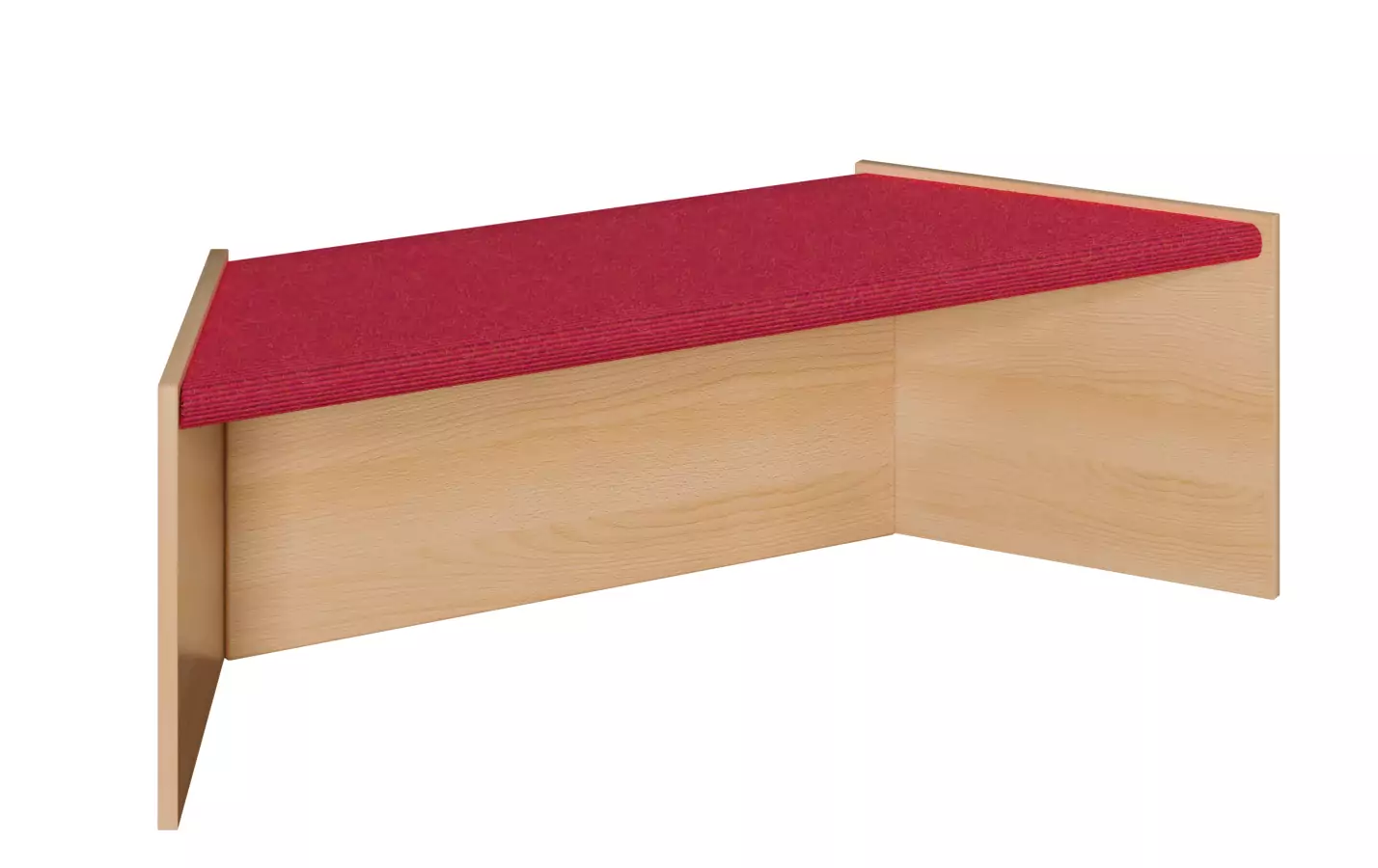 Tretford-Podestelemente: Trapez groß, zum 6-Eck kombinierbar, stapelbar aus der Kategorie Spielpodeste