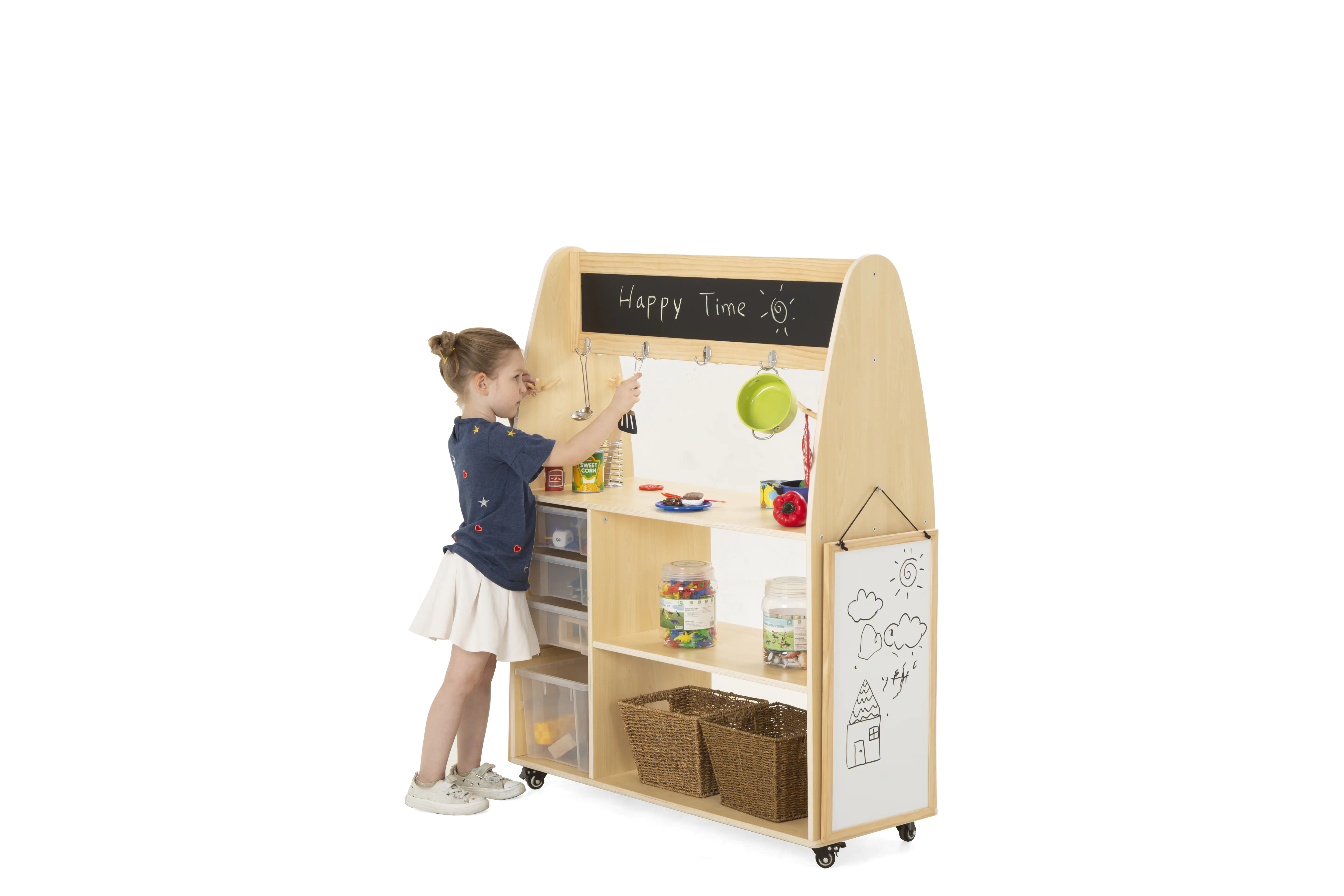 Wisdom Owlaf | Spielstation mobil | 100 x 39 x 128 cm | Holz aus der Kategorie Neu: Wisdom-Möbel