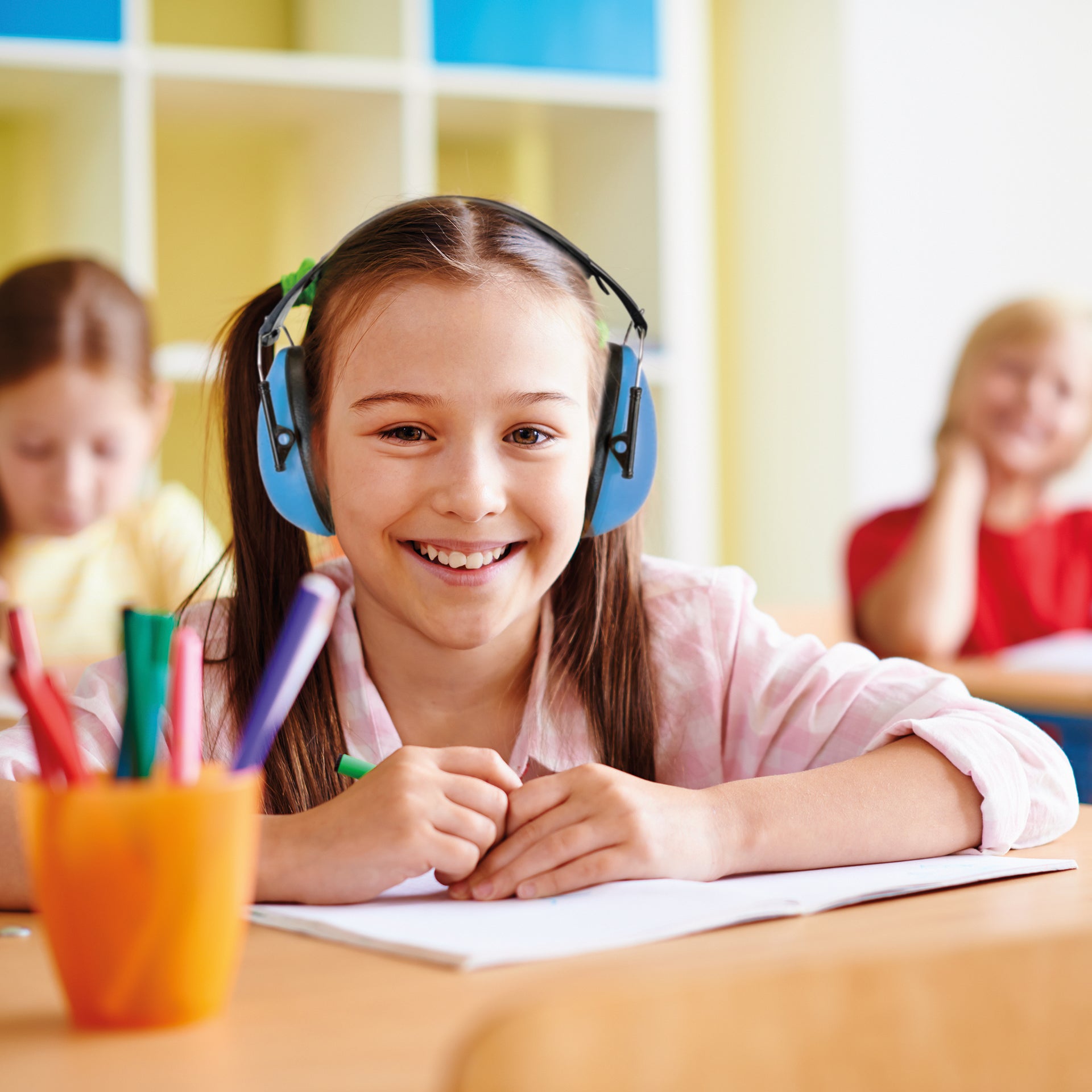 Gehör-Schutz für Kinder "Auris Plus", 24,3 dB,  Farbe: blau aus der Kategorie Schulbedarf