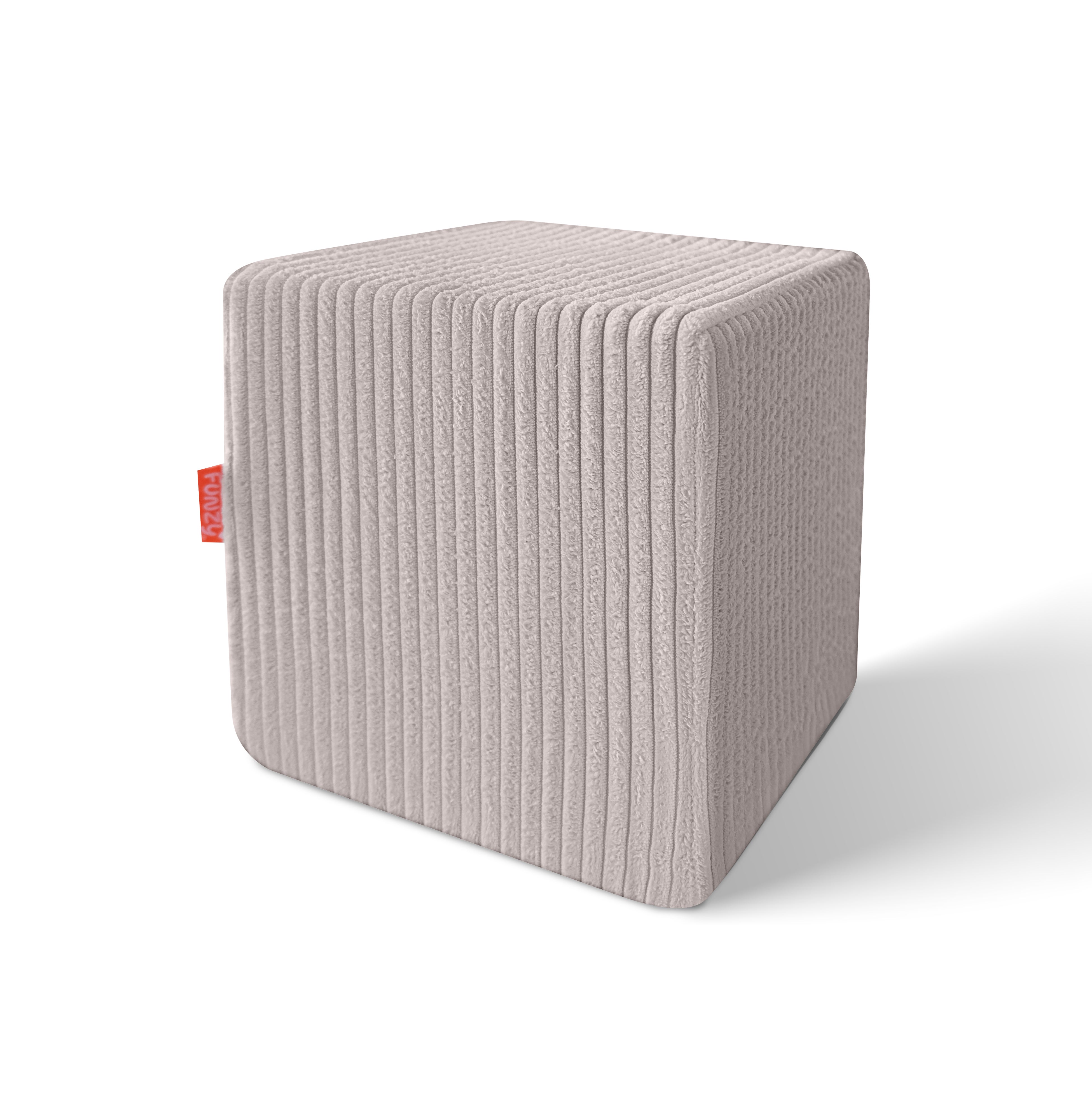 Funzy Cubes 4er Set 25 cm x 25 cm x 25 cm, mit Cordbezug aus der Kategorie Polstermöbel