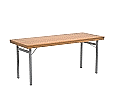 Klapptisch, 170x70 cm (B/T), 72 cm hoch, 4-Fuß,
