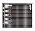 Klassen-Plantafel, 10 Stunden Mo-Fr, für 30 Klassen, 103x137 cm,