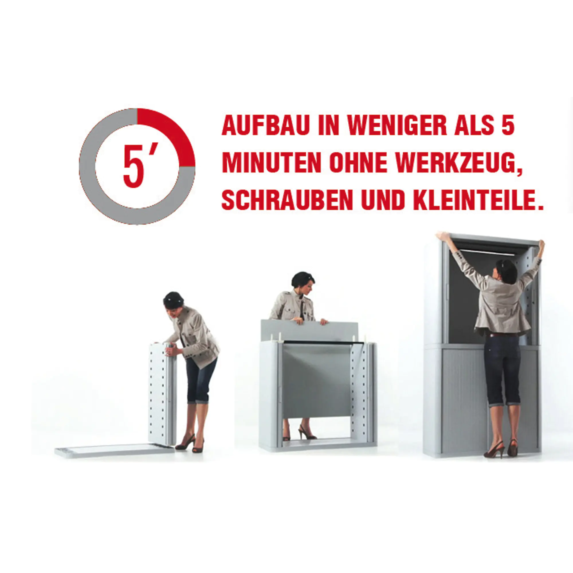 Paperflow Rolladenschrank easy Office 2m ws aus der Kategorie Aufbewahrungsmöbel