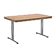 Klapptisch, 140x80 cm (B/T), 72 cm hoch, T-Fuß,