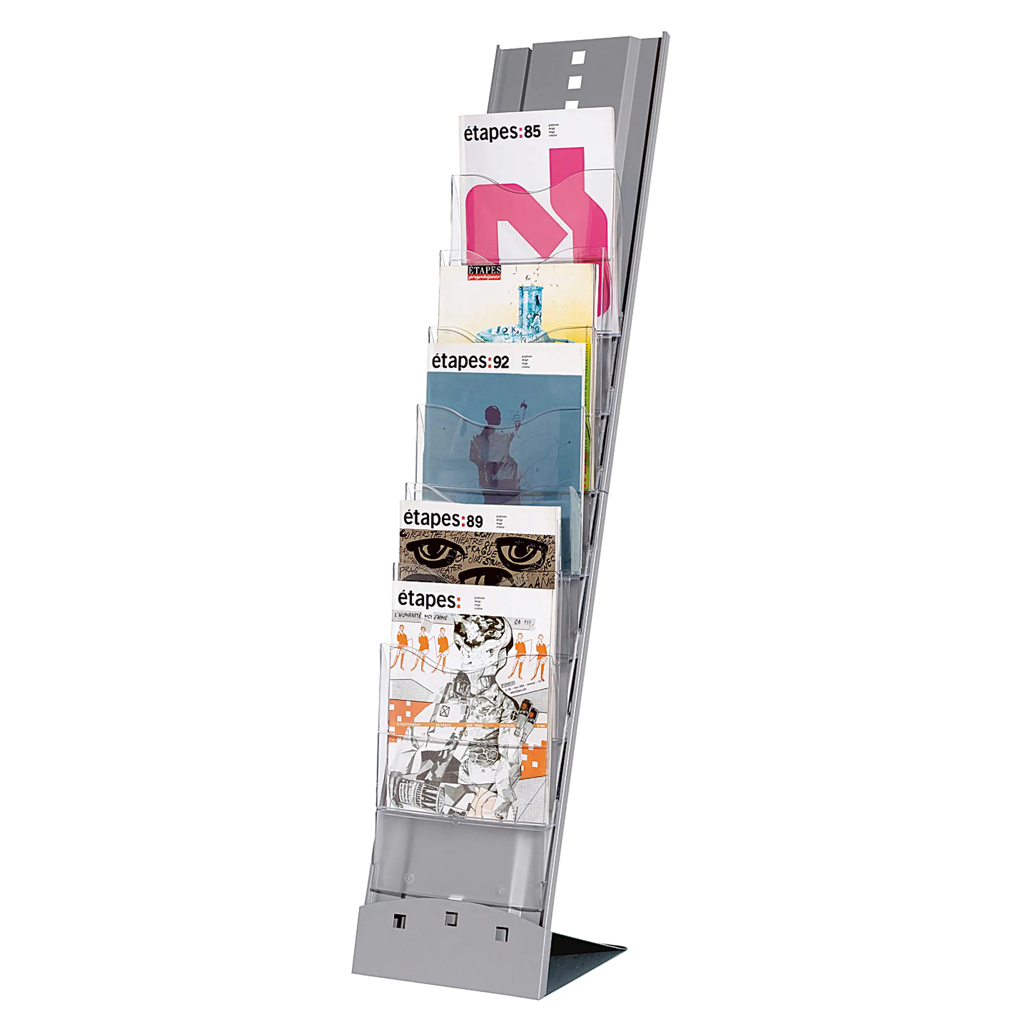 Paperflow Prospektständer PLIO 7Fächer tr aus der Kategorie Prospekthalter