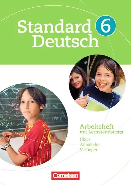 Standard Deutsch 6. Schuljahr. Arbeitsheft mit Lösungen. Grundausgabe aus der Kategorie Deutsch