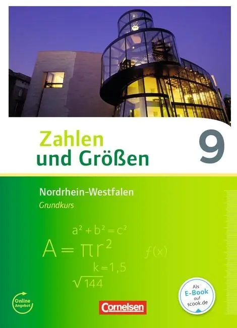 Zahlen und Größen 9. Schuljahr. Schülerbuch. Kernlehrpläne. Grundkurs aus der Kategorie Mathematik