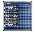 Klassen-Plantafel,  8 Stunden Mo-Fr, für 25 Klassen, 103x117 cm,