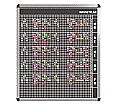 Personal-Raum-Plan,  8 Stunden, 43 Spalten, 103x97 cm,