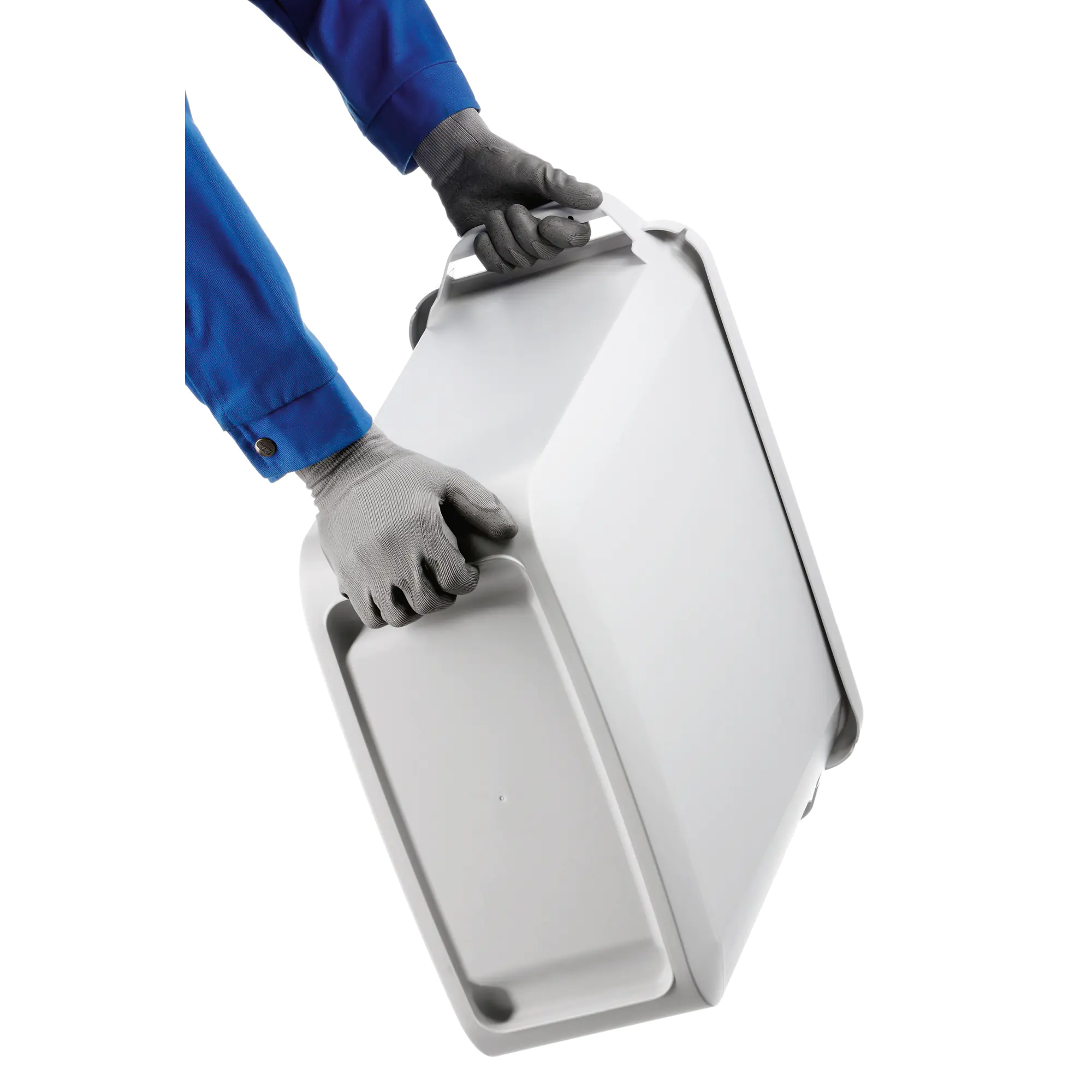 Durable Abfalleimer DURABIN 60l grau +Deckel gn aus der Kategorie Abfallentsorgung