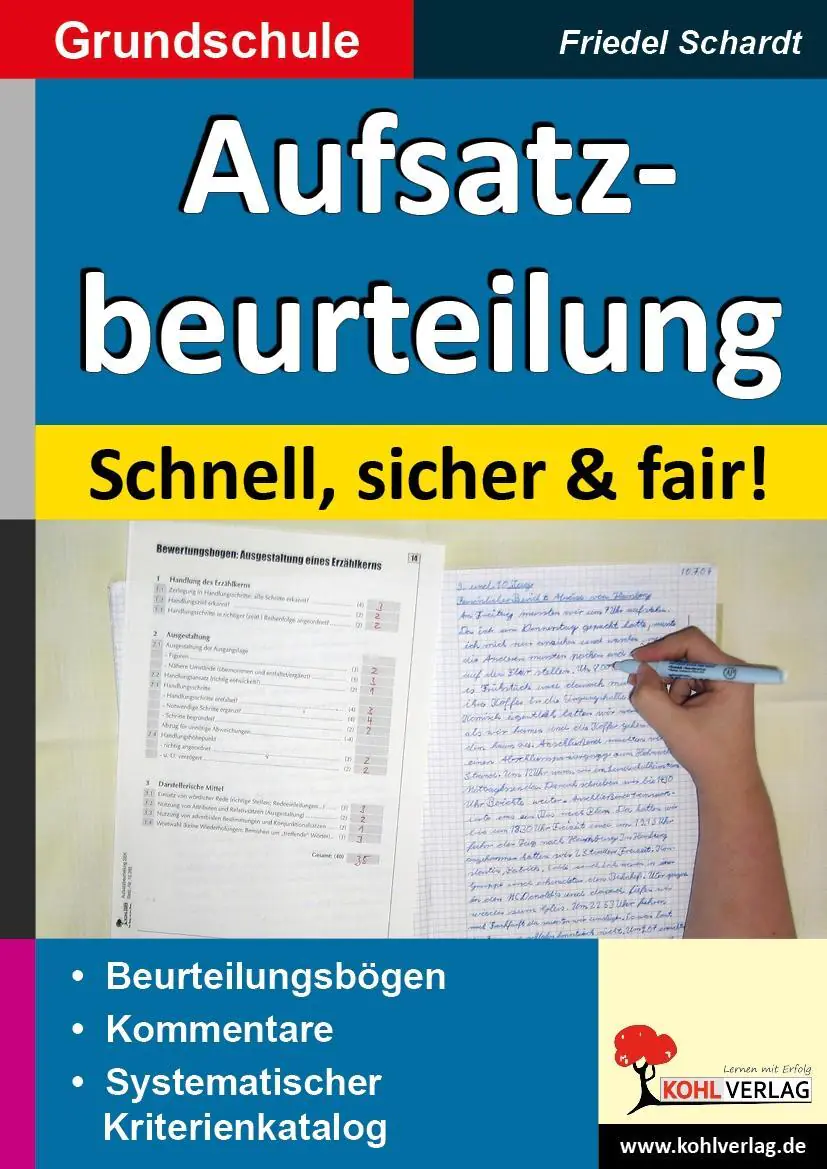 Aufsatzbeurteilung in der Grundschule aus der Kategorie Deutsch