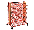 Bildertrockenwagen,  83 cm hoch,  61x40 cm (B/T), 15 Trockengitter,