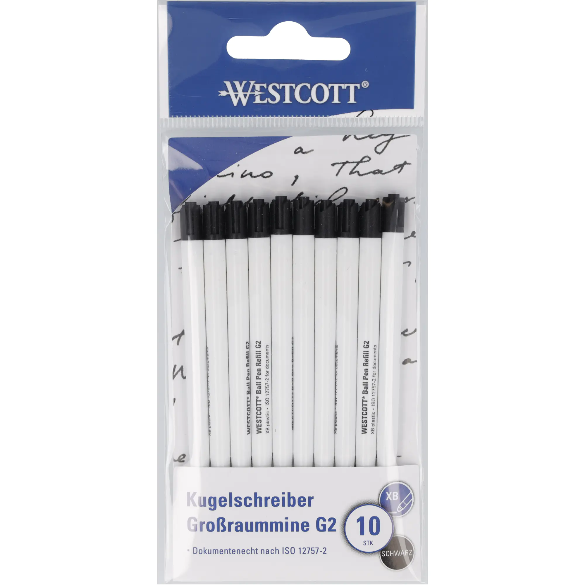 Westcott Kugelschreibermine G2 Kunststoff sw 10St. aus der Kategorie Kugelschreiber