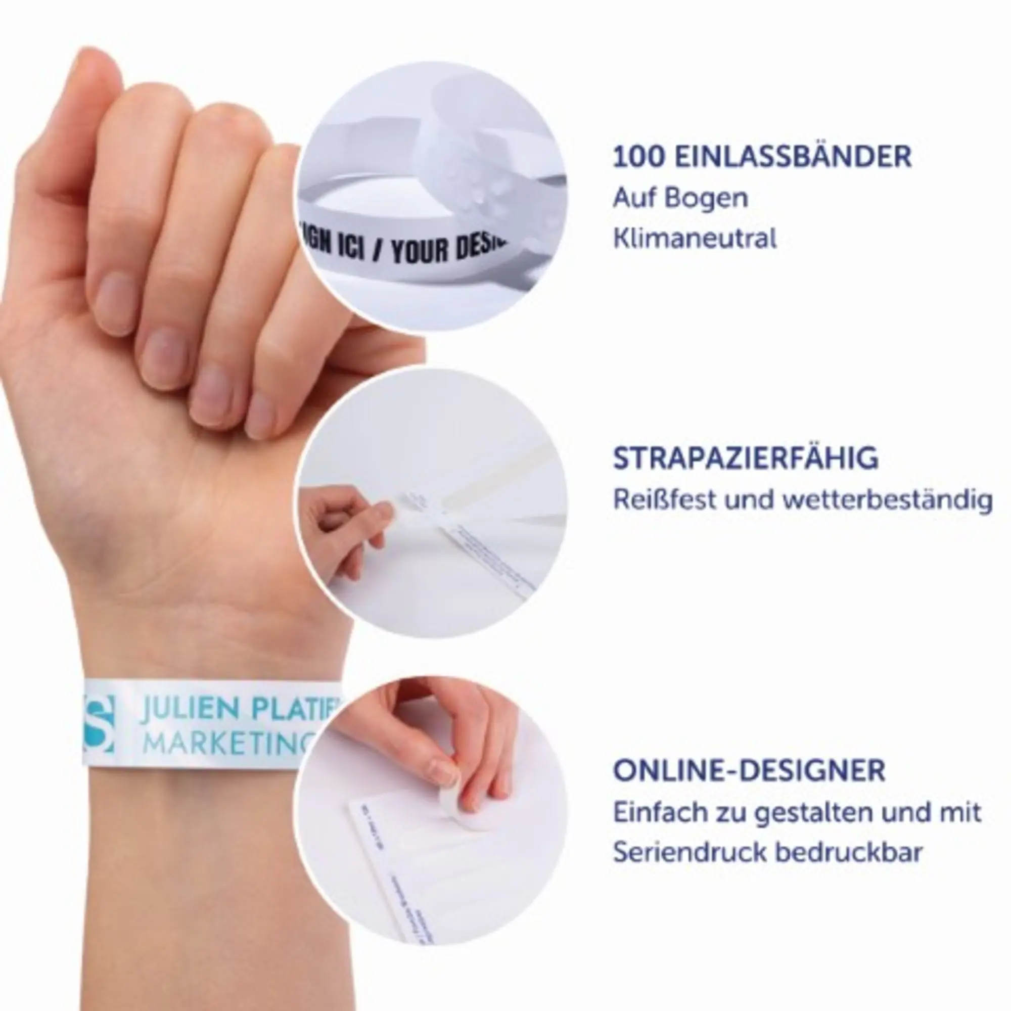 Avery Zweckf. Einlassbänder 265x18 mm ws 100 St. aus der Kategorie Partyzubehör