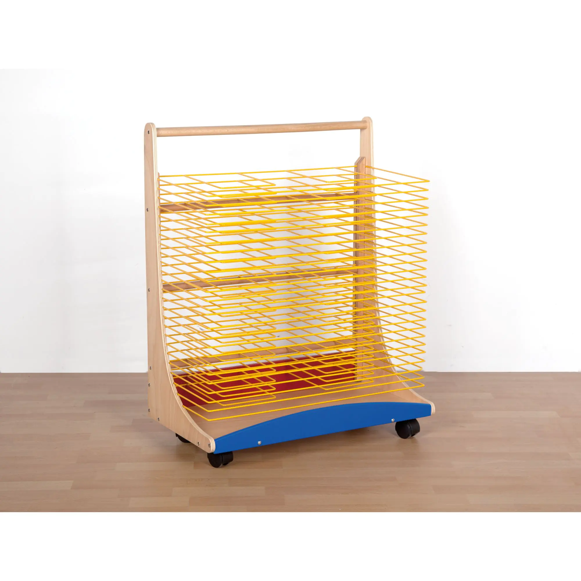 Bildertrockenwagen,  85 cm hoch,  87x38 cm (B/T), 25 Trockengitter, aus der Kategorie Bilderwagen