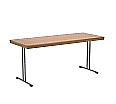 Klapptisch, 170x70 cm (B/T), 72 cm hoch, T-Fuß,
