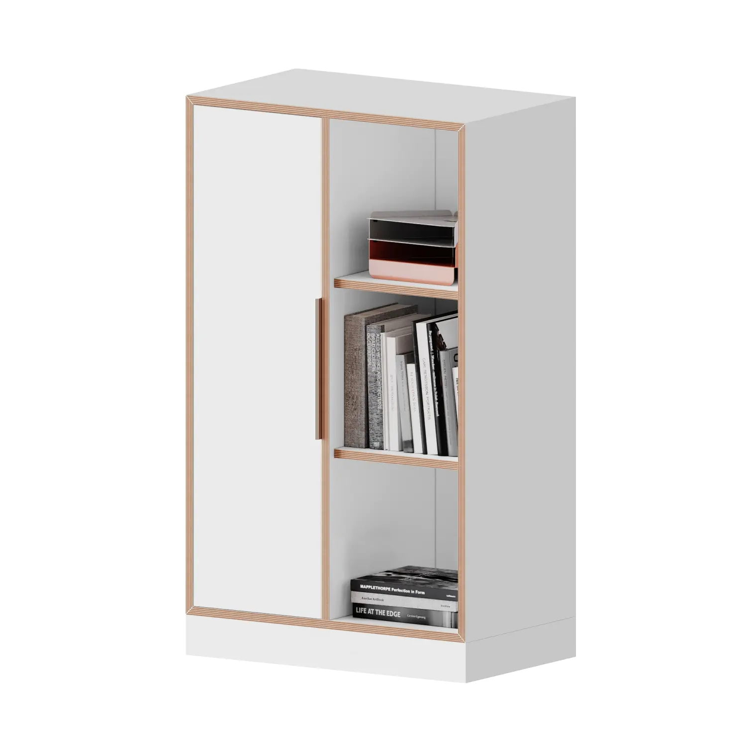 qickly® Schrank. 3 OH, 1 Tür, B/H/T: 70,1x110,5x42,6 cm aus der Kategorie Schränke Schnelllieferprogramm
