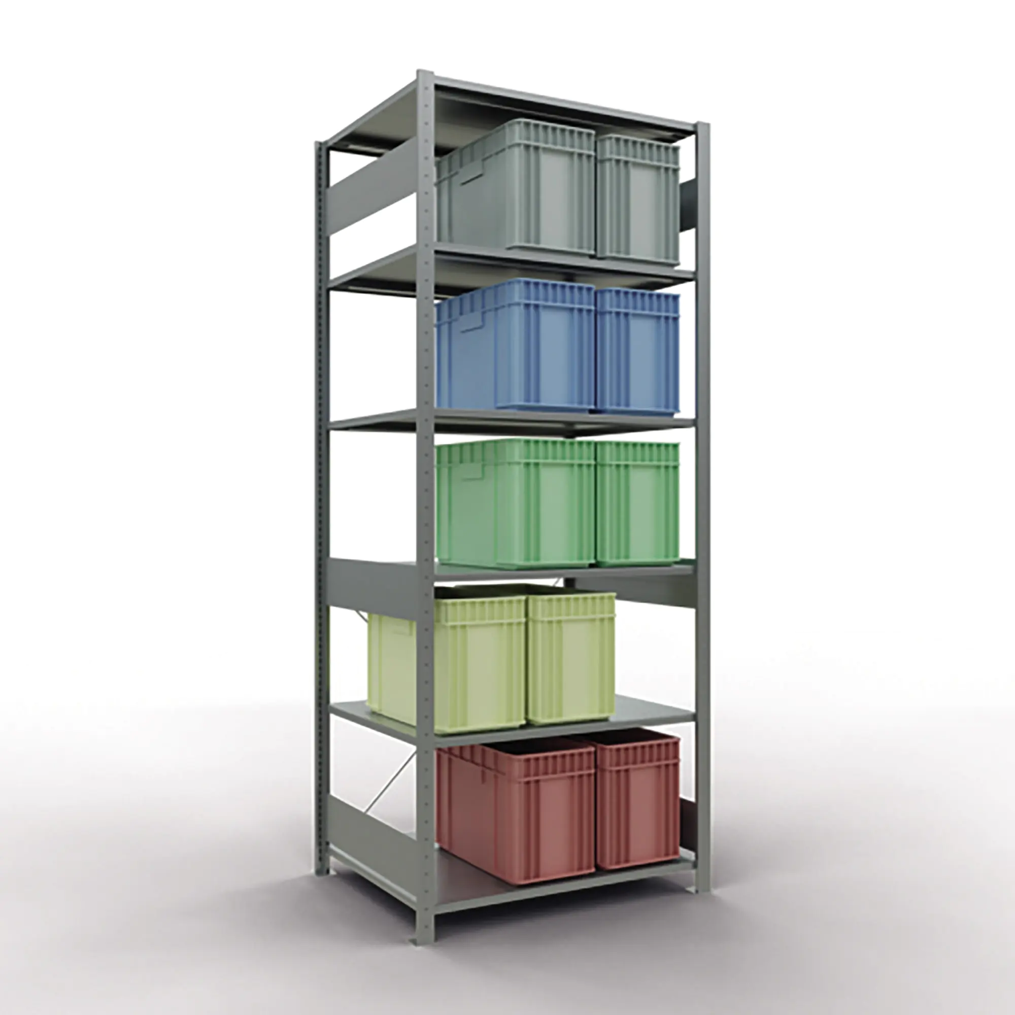 Schulte Regal MULTIplus150 2500x1000x800mm 6Böden vz aus der Kategorie Regale