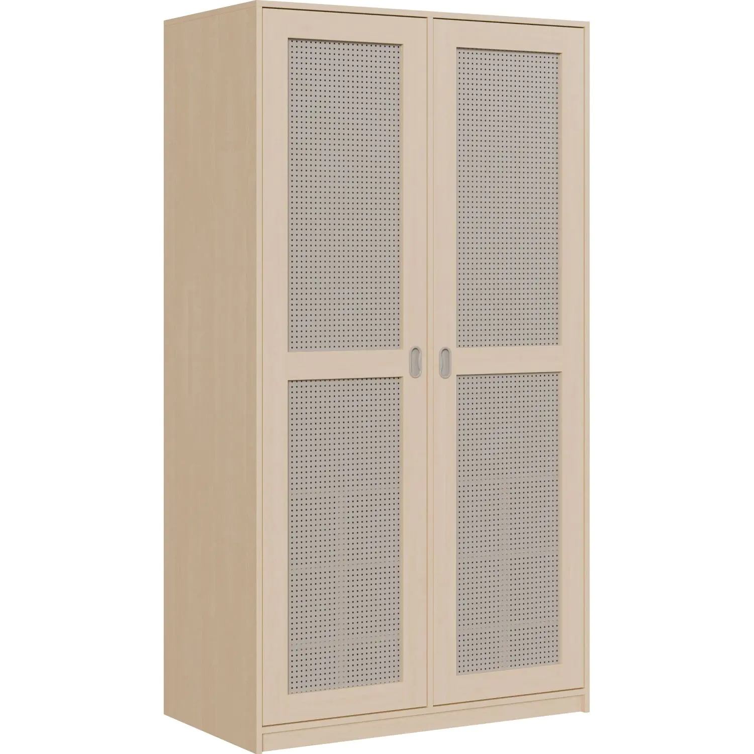 Liegepolsterschrank für 12 Liegepolster mit Lochblechtüren aus der Kategorie Liegepolster- + Bettzeugschränke