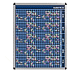 Personal-Raum-Plan, 12 Stunden, 43 Spalten, 123x97 cm,