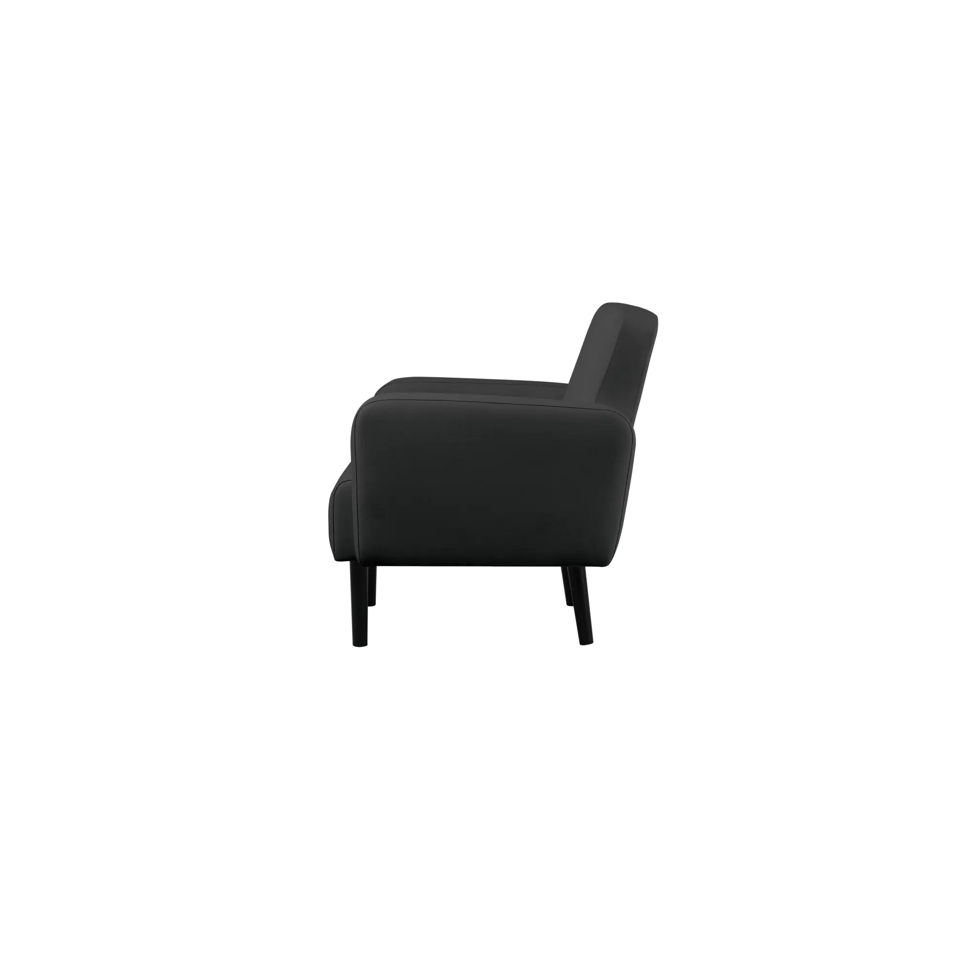 Paperflow Sofa LISBOA 2Sitzer Kunstleder sw/sw aus der Kategorie Stühle